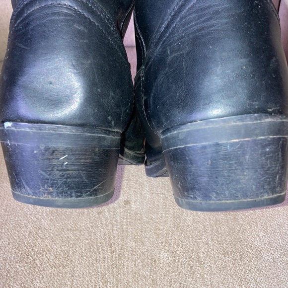 DURANGO Mens Black Oil Resistant Leather Western 11” Boots Size 11EE - Picture 8 of 12